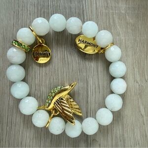 Harmony and Eternity Hummingbird Beaded bracelet